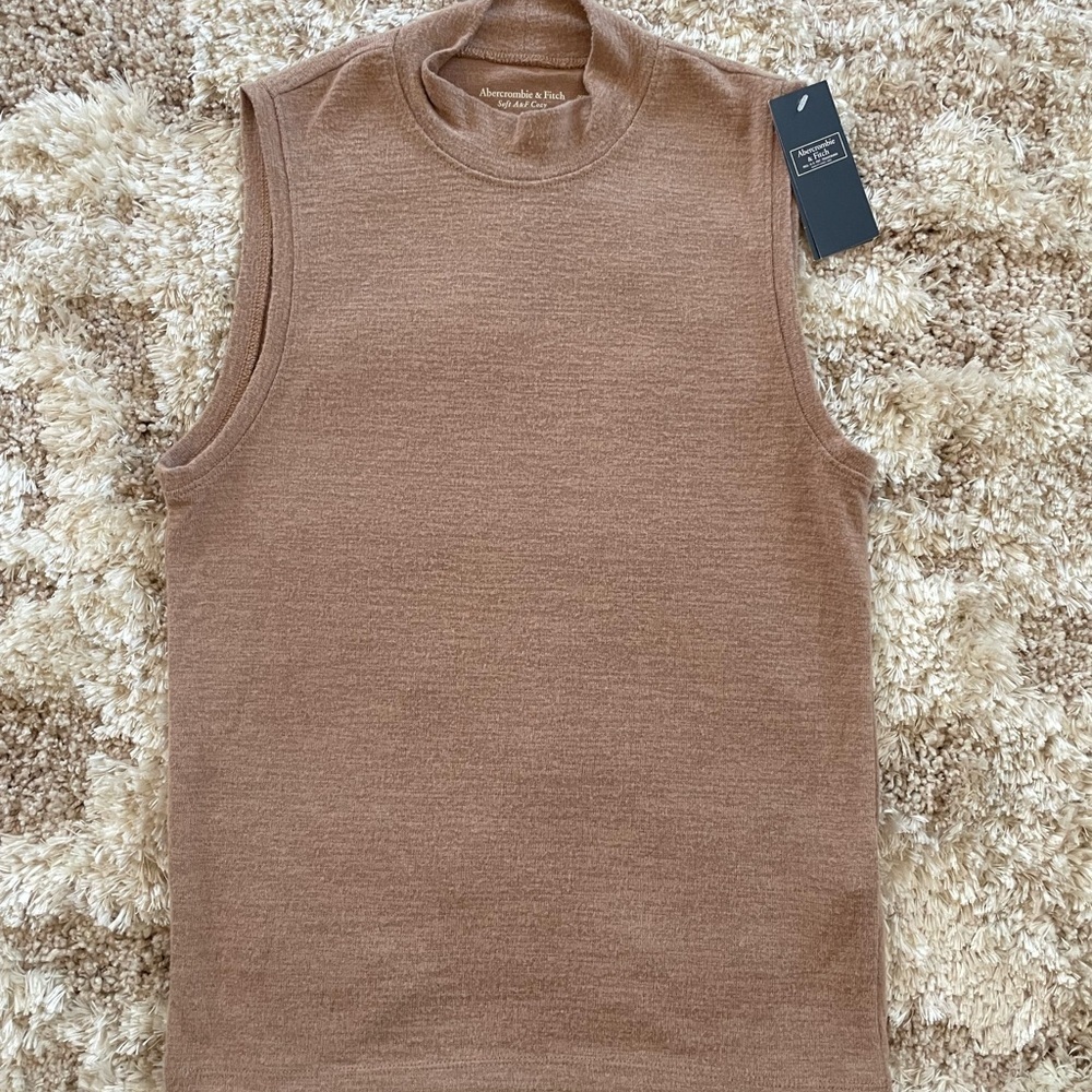 Abercrombie & Fitch Brown Tank Top XS Sleeveless